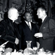 Cardinal Francis Joseph Spellman, archbishop of New York; the Rev. Martin Luther King Jr.; and New York Gov. Nelson Rockefeller at the Sheraton Hotel in New York City in 1962 for the centennial of the Emancipation Proclamation.
1962 New York State Archives